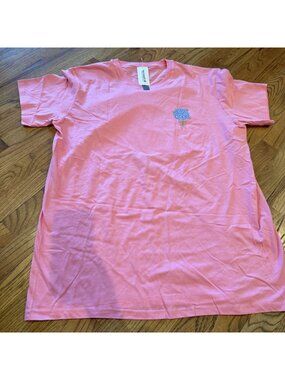 SIMPLY SOUTHERN WOMENS XL PINK SHORT SLEEVE T SHIRT NEW AMERICAN FLAG